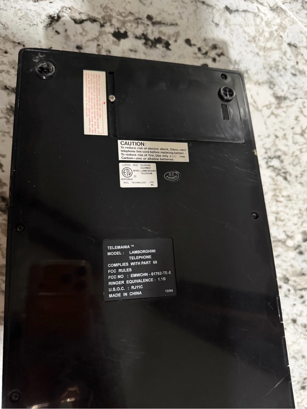 Lamborghini Countach Vintage 1994 Telephone by Telemania Parts/display Only